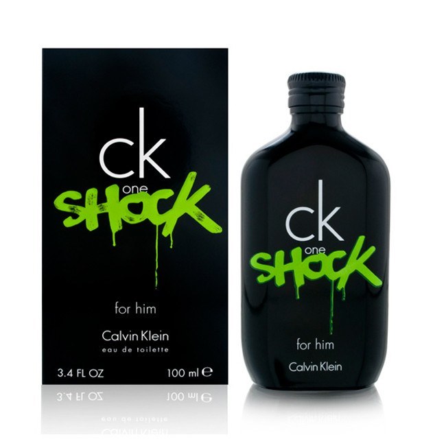 Calvin Klein CK One Shock for Him Eau de Toilette 6.7 oz fragrance bottle