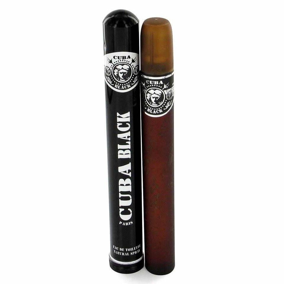 Cuba Paris Cuba Black Eau de Toilette 1.17 oz fragrance bottle
