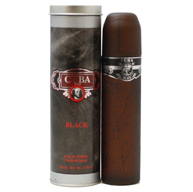 Cuba Paris Cuba Black Eau de Toilette 3.3 oz fragrance bottle