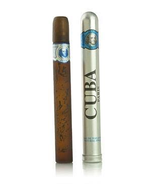 Cuba Paris Cuba Blue Eau de Toilette 1.17 oz fragrance bottle