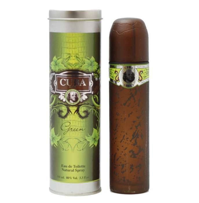 Cuba Paris Cuba Green Eau de Toilette 3.4 oz fragrance bottle