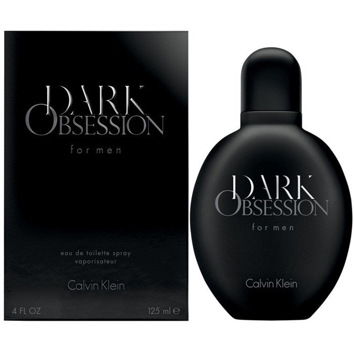 Calvin Klein Dark Obsession Eau de Toilette 4 oz fragrance bottle