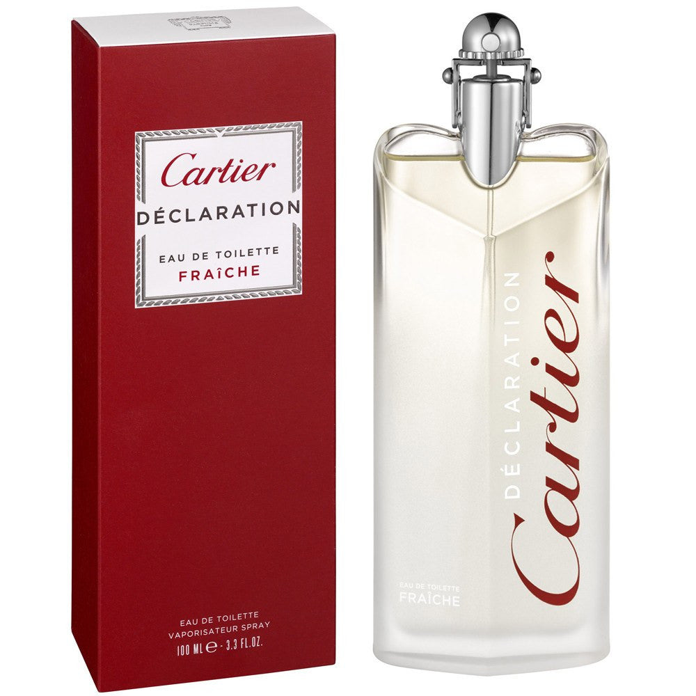 Cartier Declaration Fraiche Eau de Toilette 3.3 oz fragrance bottle