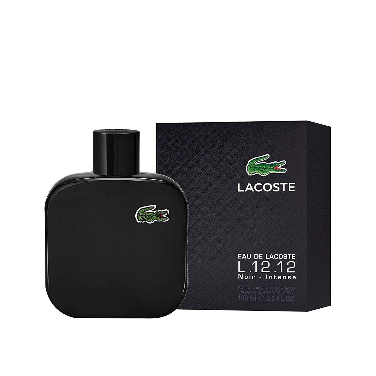 Lacoste Eau de Lacoste L.12.12 Noir Eau de Toilette 3.4 oz fragrance bottle