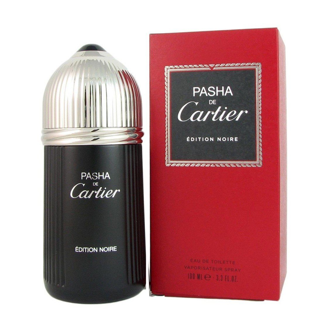 Cartier Pasha de Cartier Edition Noire Eau de Toilette 3.3 oz fragrance bottle