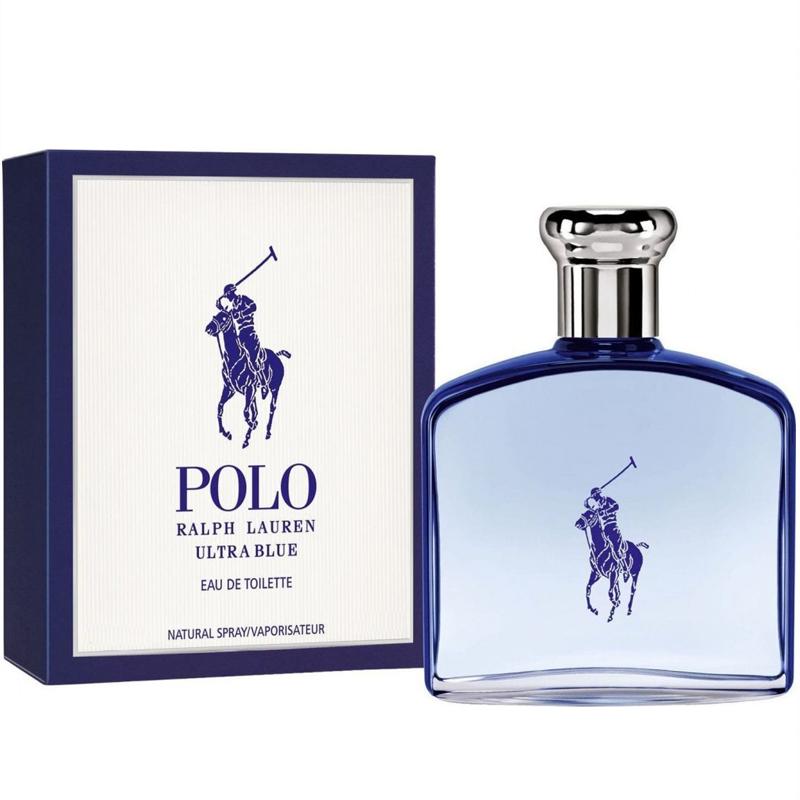 Ralph Lauren Polo Ultra Blue Eau de Toilette 6.7 oz fragrance bottle