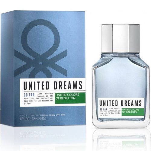Benetton United Dreams Go Far Eau de Toilette 3.4 oz fragrance bottle