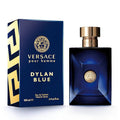 Versace Dylan Blue Eau de Toilette deep blue 3.4 oz bottle with black presentation box