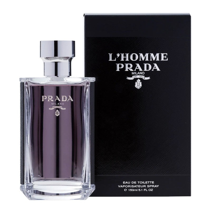 Prada L'Homme Eau de Toilette 5.1 oz fragrance bottle