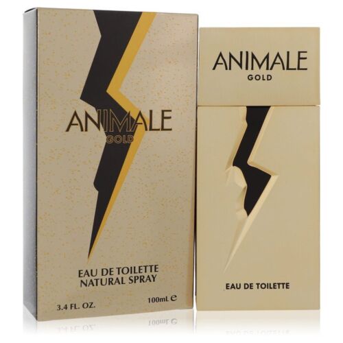 Animale Gold Eau de Toilette 3.4 oz fragrance bottle