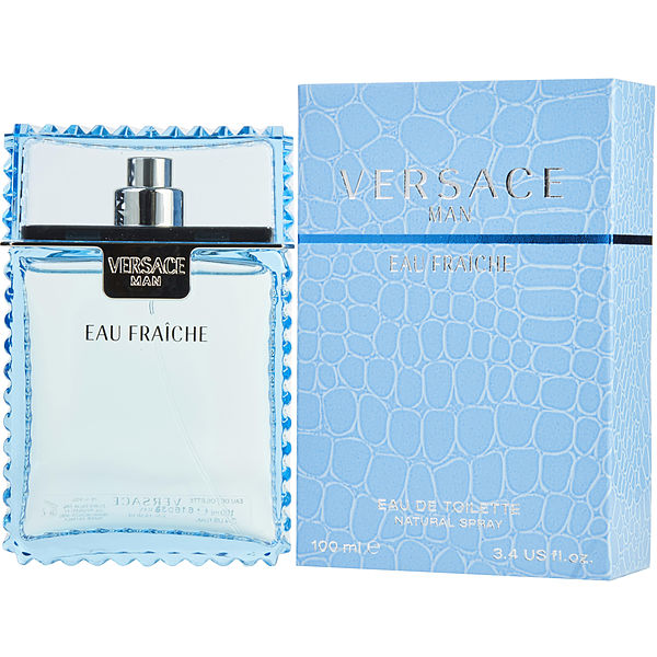 Versace Man Eau Fraîche Eau de Toilette 3.4 oz fragrance bottle