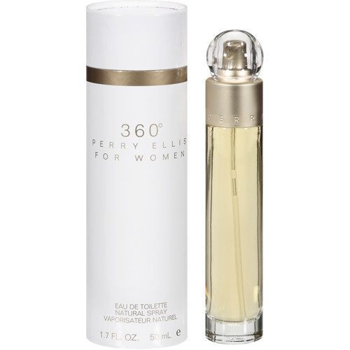 Perry Ellis 360 Eau de Toilette cylindrical 3.4 oz bottle with presentation box