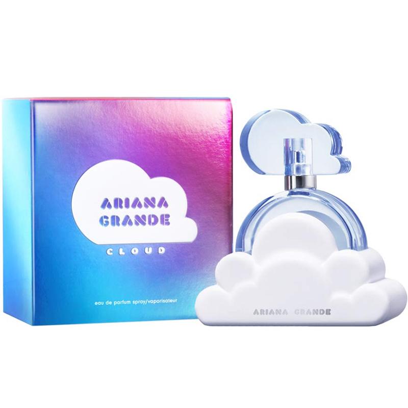 Ariana Grande Cloud Eau de Parfum blue cloud-shaped 3.4 oz bottle with presentation box