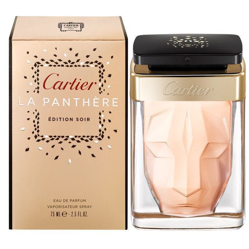 Cartier La Panthère Edition Soir Eau de Parfum 2.5 oz fragrance bottle